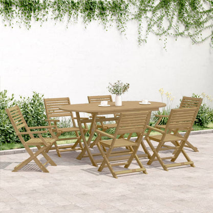 Folding Chairs 8 pcs 54,5x61,5x86,5 cm Solid Wood Acacia