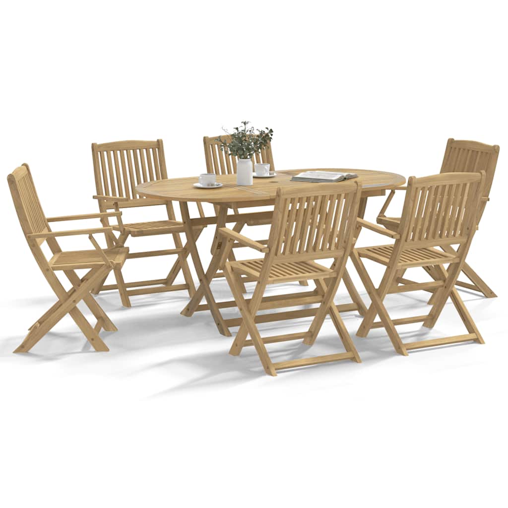 Folding Garden Chairs 6 pcs 54x61x88 cm Solid Wood Acacia