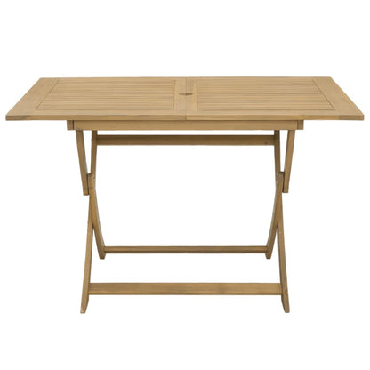 7 Piece Garden Dining Set Solid Wood Acacia