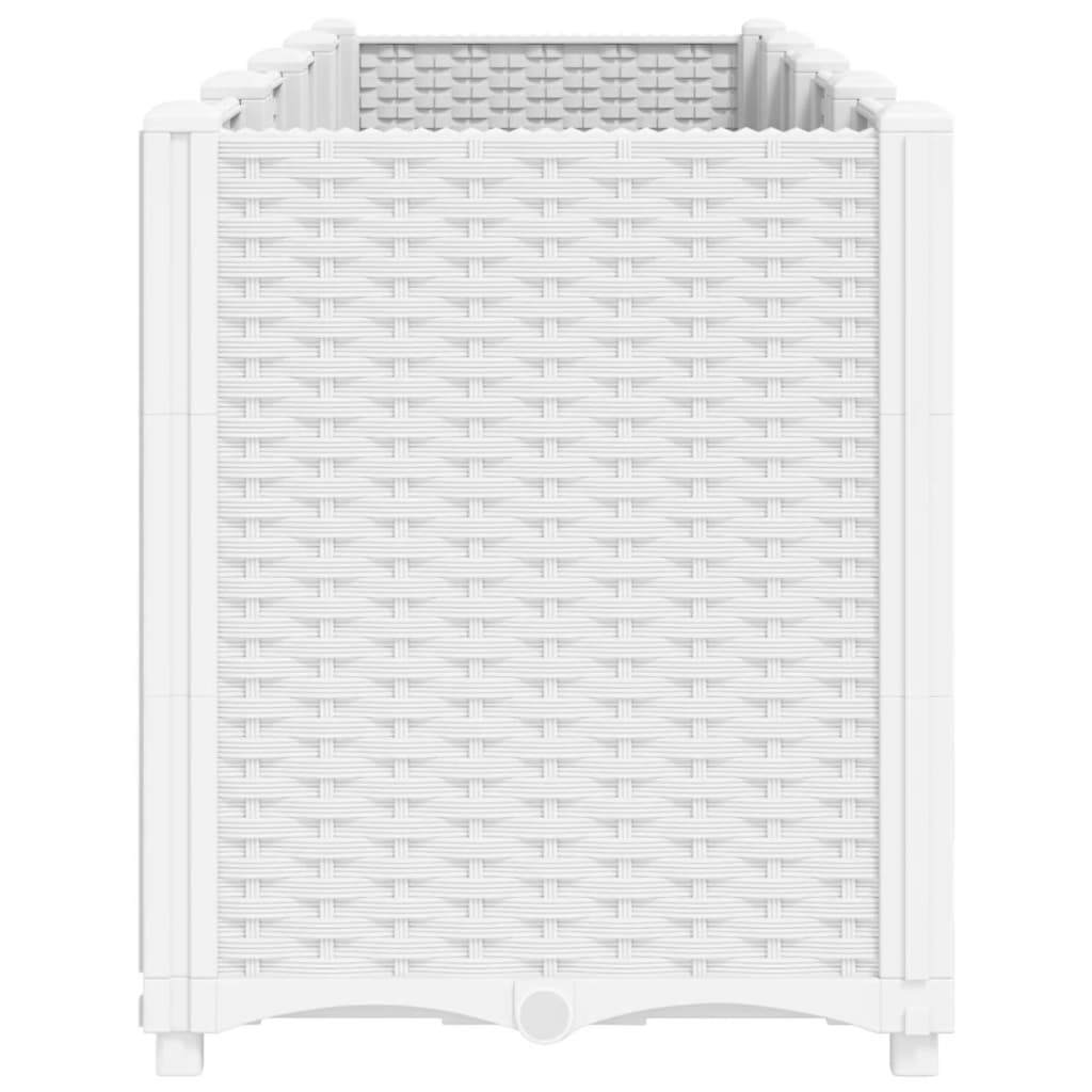Garden Planter White 63"x15.7"x20.9" PP