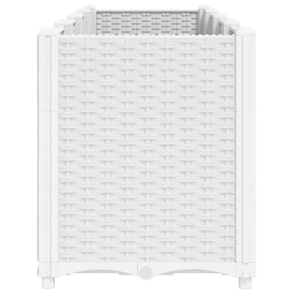 Garden Planter White 63"x15.7"x20.9" PP