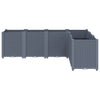 Garden Planter Blue Grey 160x120x53 cm PP
