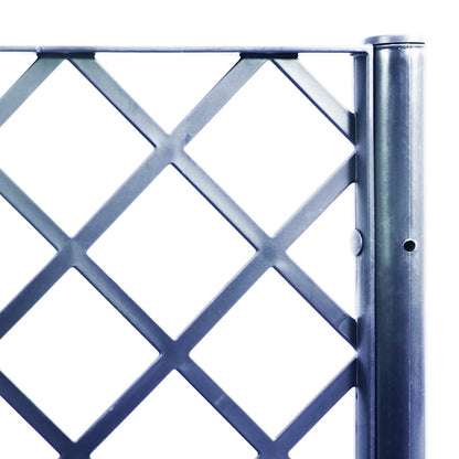 Garden Planter with Trellis Blue Grey 160x40x140 cm PP