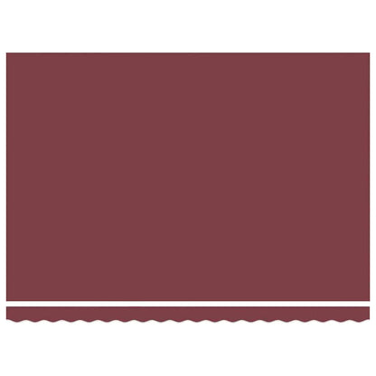 Retractable Awning Burgundy 450 x 300 cm Fabric and Aluminium