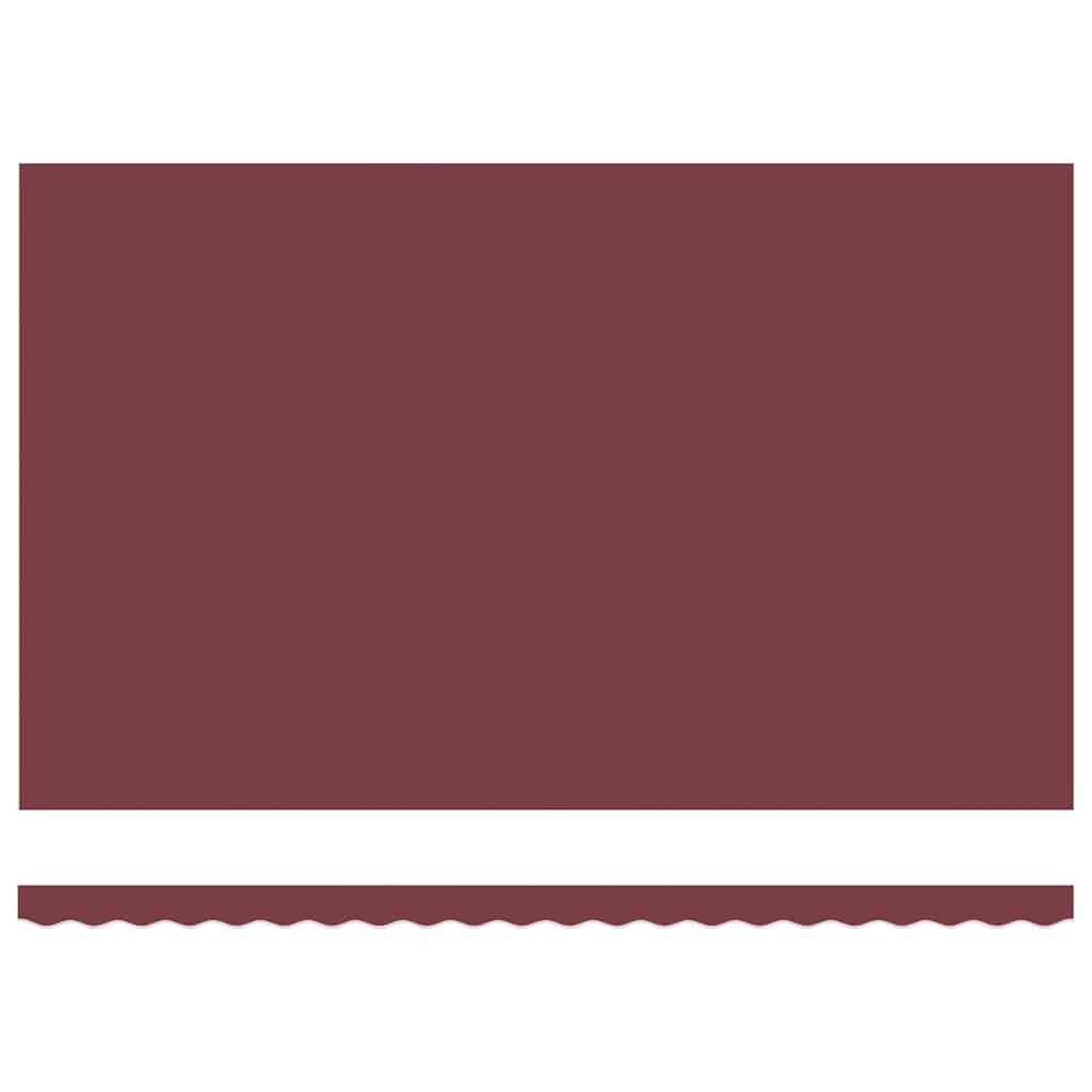 Retractable Awning Burgundy 500 x 300 cm Fabric and Aluminium