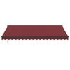 Manual Retractable Awning Burgundy 450x300 cm