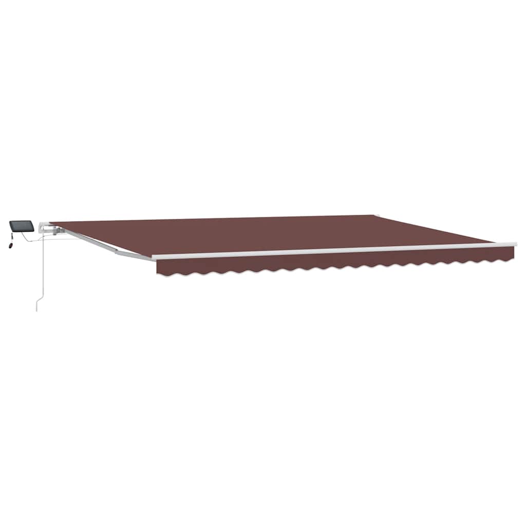 Retractable Awning | Brown | Powder-coated aluminium | 500x300 cm