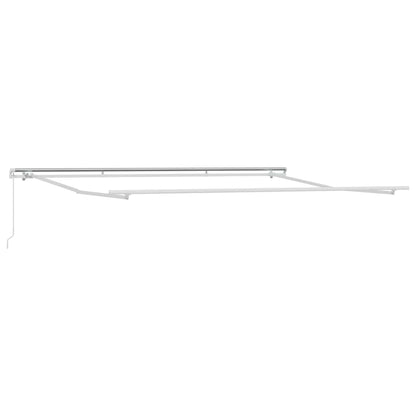Manual Retractable Awning Brown 400x300 cm