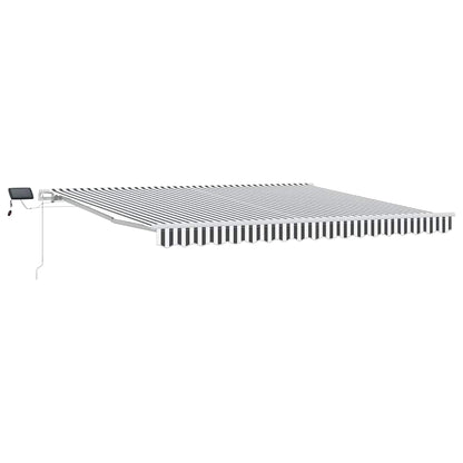 Retractable Awning | Anthracite, White
