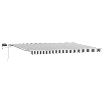 Retractable Awning | Anthracite and White