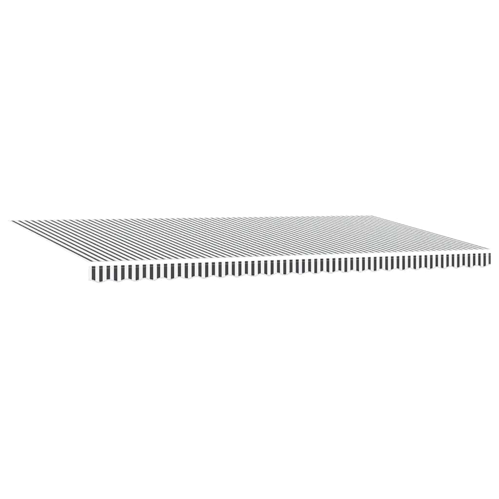 Retractable Awning | Anthracite and White