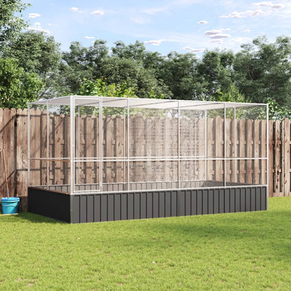 Aviary Silver Galvanized steel Large Durable Bird Aviary
