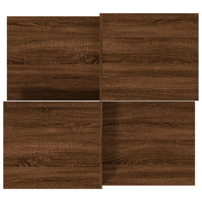 Coffee Tables 2 pcs Brown Oak Engineered Wood