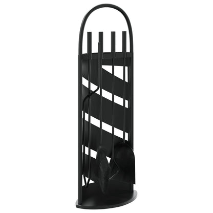 5 Piece Fireplace Tool Set 23x15x66 cm Steel