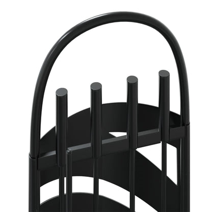 5 Piece Fireplace Tool Set 23x15x66 cm Steel