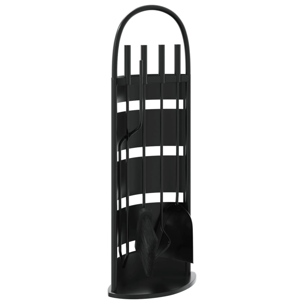5 Piece Fireplace Tool Set 23x15x66 cm Steel