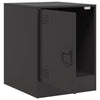 Bedside Cabinet Black 34.5x39x44 cm Steel
