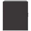 Bedside Cabinet Black 34.5x39x44 cm Steel