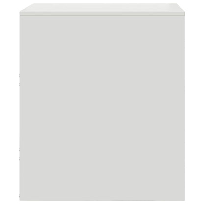 Bedside Cabinets 2 pcs White 34.5x39x44 cm Steel