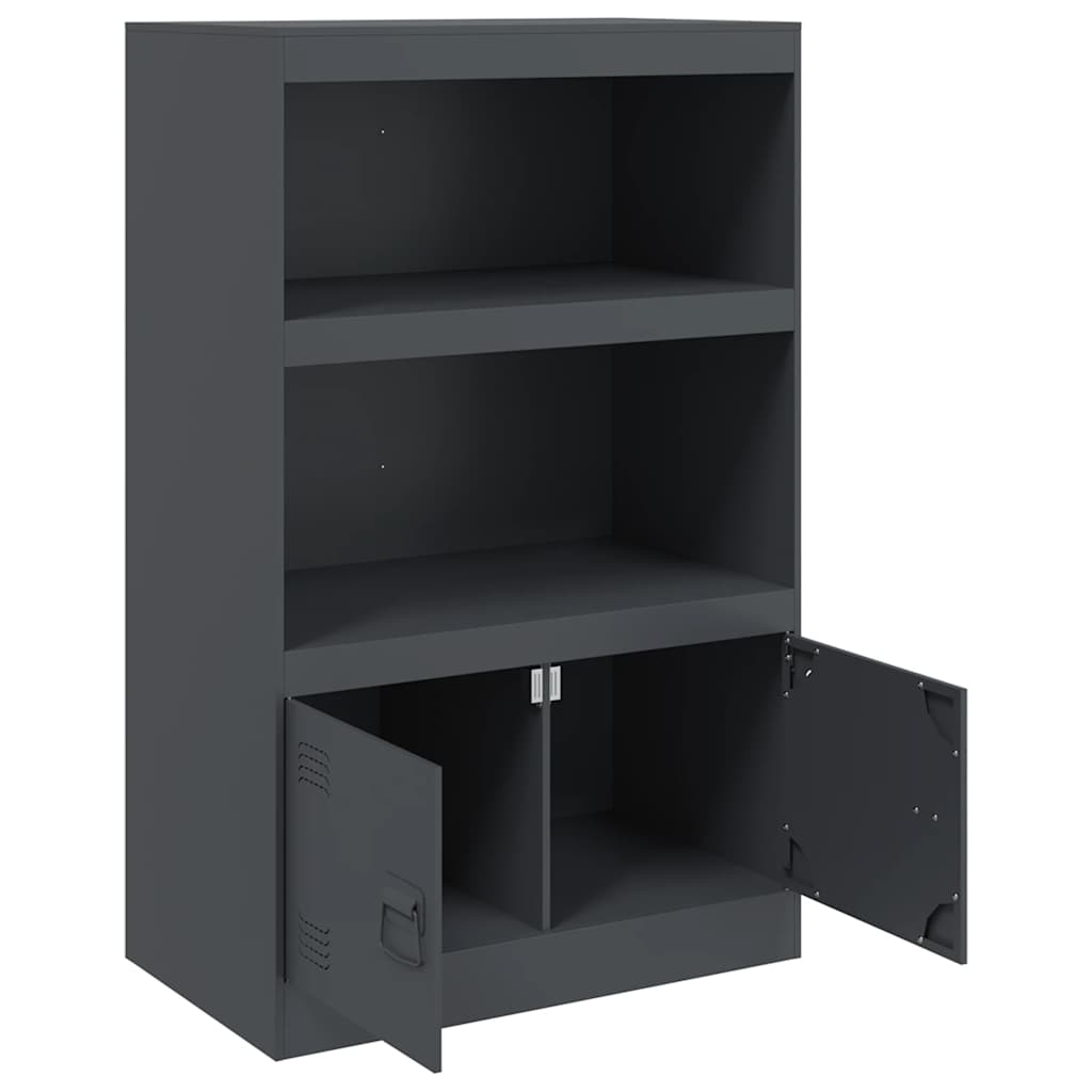Sideboard Anthracite 67x39x107 cm Steel