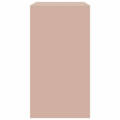Sideboard Pink 67x39x73 cm Steel