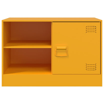 TV Cabinet Mustard Yellow 67x39x44 cm Steel