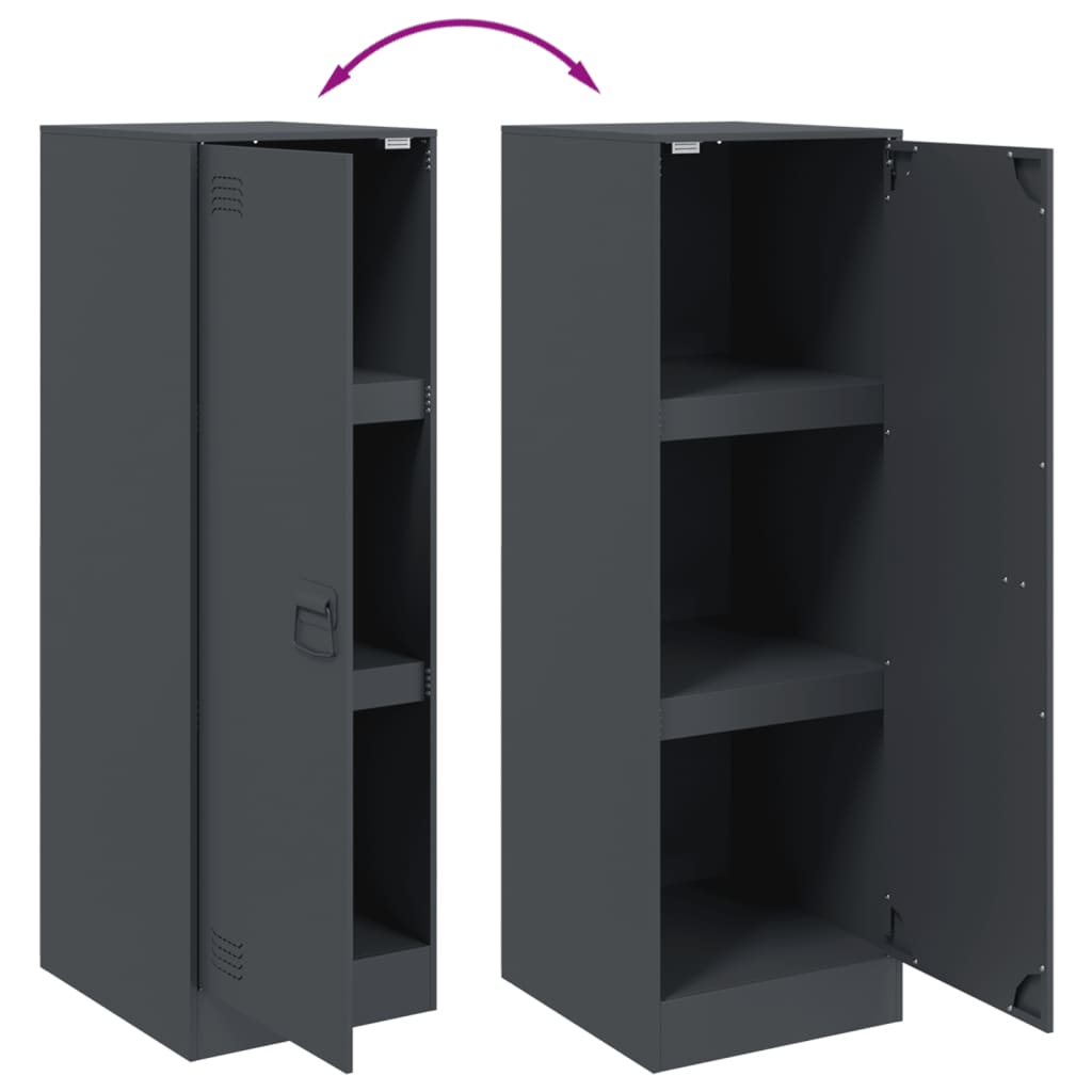 Sideboard Anthracite 34,5x39x107 cm Steel