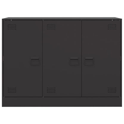 Sideboard Black 99x39x73 cm Steel