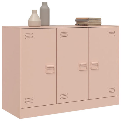 Sideboard Pink 99x39x73 cm Steel