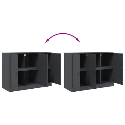 Sideboard Anthracite 99x39x73 cm Steel
