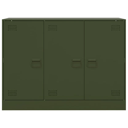 Sideboard Olive Green 99x39x73 cm Steel