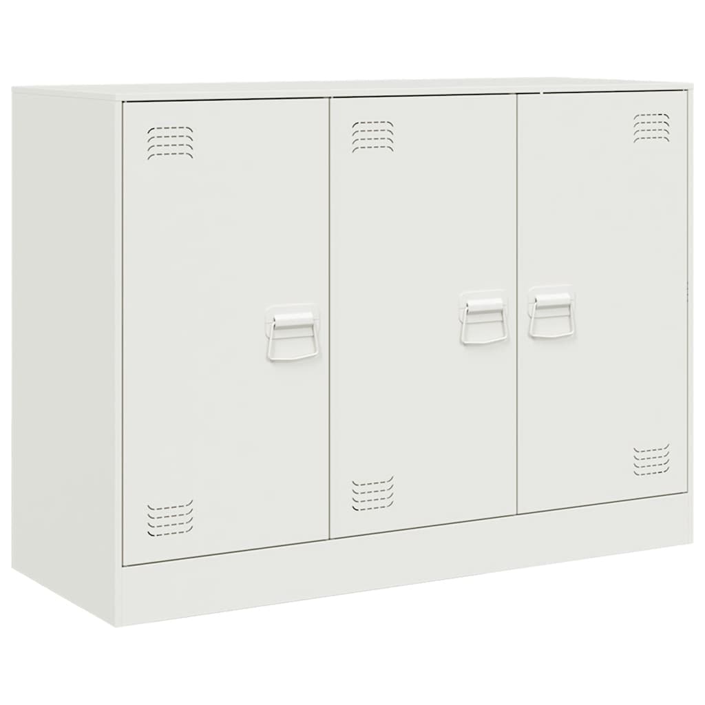 Sideboard White 99x39x73 cm Steel