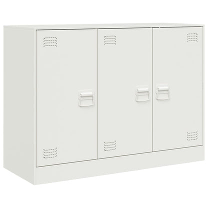 Sideboard White 99x39x73 cm Steel