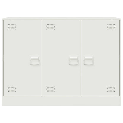 Sideboard White 99x39x73 cm Steel