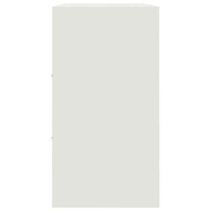 Sideboard White 99x39x73 cm Steel