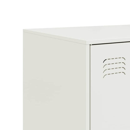 Sideboard White 99x39x73 cm Steel