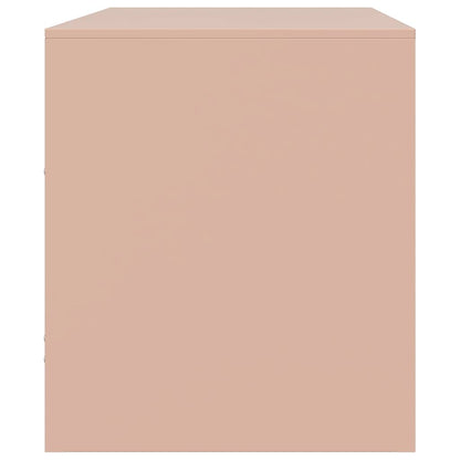 TV Cabinet Pink 67x39x44 cm Steel