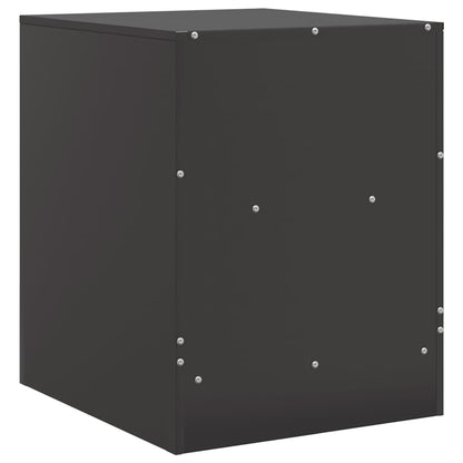 Bedside Cabinet | Set of 2 | Black | Cold-rolled steel | Medium