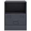 Bedside Cabinet Anthracite 34.5x39x44 cm Steel