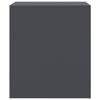 Bedside Cabinet Anthracite 34.5x39x44 cm Steel