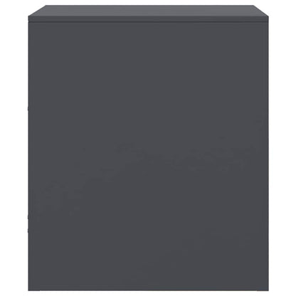 Bedside Cabinet | Set of 2 | Anthracite | Cold-rolled steel