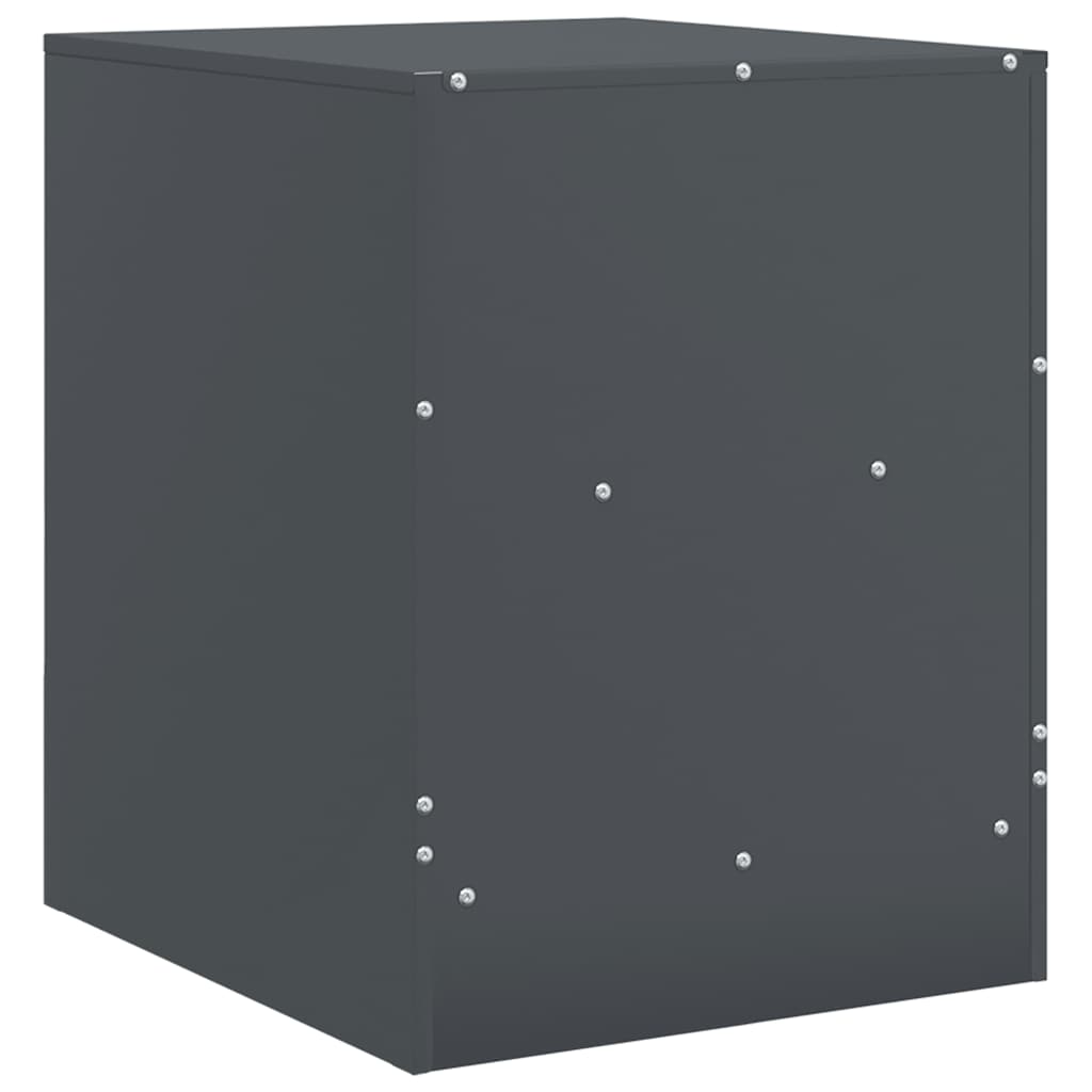 Bedside Cabinet | Set of 2 | Anthracite | Cold-rolled steel