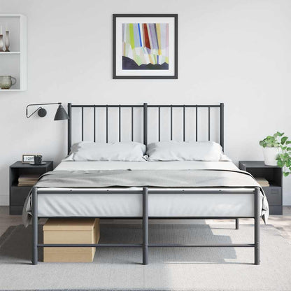 Bedside Cabinet | Set of 2 | Anthracite | Cold-rolled steel