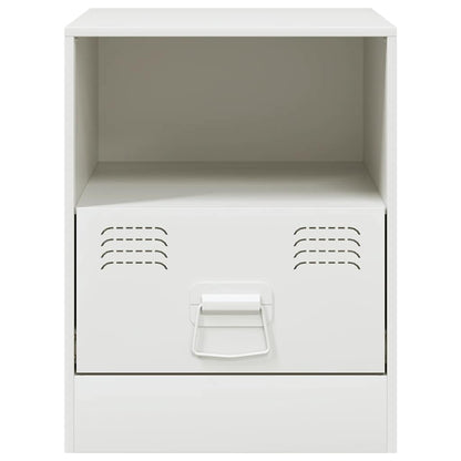 Bedside Cabinet | Set of 2 | White | Cold-rolled steel | Bedside Cabinet