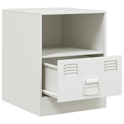 Bedside Cabinet | Set of 2 | White | Cold-rolled steel | Bedside Cabinet