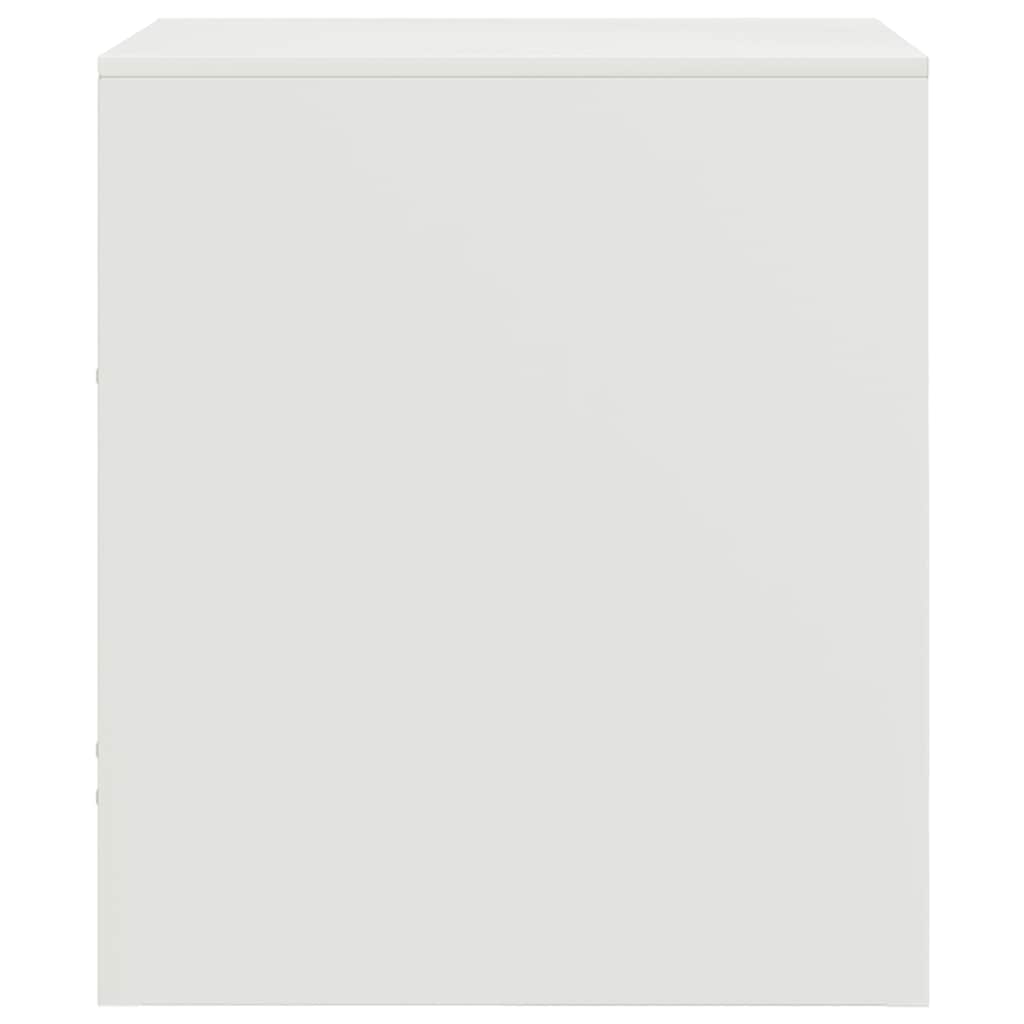Bedside Cabinet | Set of 2 | White | Cold-rolled steel | Bedside Cabinet