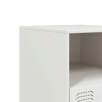 Bedside Cabinet | Set of 2 | White | Cold-rolled steel | Bedside Cabinet
