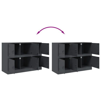 Sideboard Anthracite 99x39x73 cm Steel