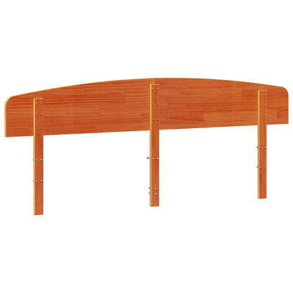 Headboard Wax Brown 180 cm Solid Wood Pine
