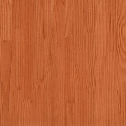 Bed Frame | Wax brown | Solid pine wood, plywood | Single